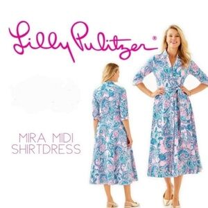 Lilly Pulitzer Mira Stretch Shirt Dress